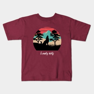 Lonely Wolf Kids T-Shirt